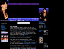 Tablet Screenshot of lucyislawless.com